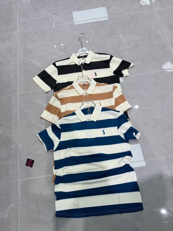 Hommes été 2025 usine en gros 260 grammes à manches courtes motif contraste décontracté pour polo T-Shirt tricoté