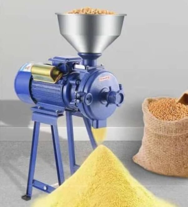 Moulin Électrique 2500W - Broyage Puissant pour Céréales et Grains