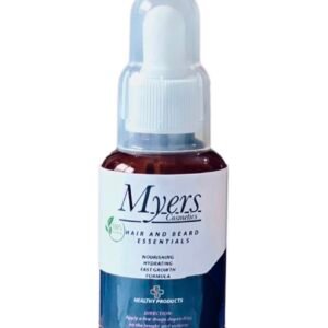Huile Capillaire Naturelle pour la barbe Myers Cosmetics: Croissance, Nutrition et Hydratation - 100% Naturel cheveux et barbes